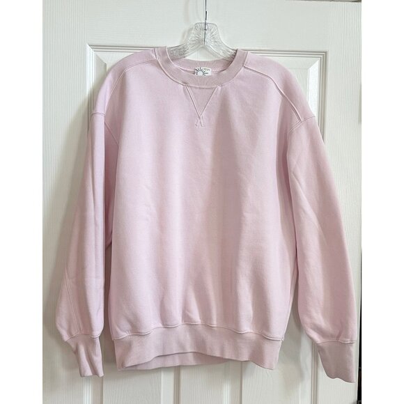 Aerie Offline Cloud Fleece Oversized Crewneck Pink Petal - XS Extra Small - Picture 3 of 7